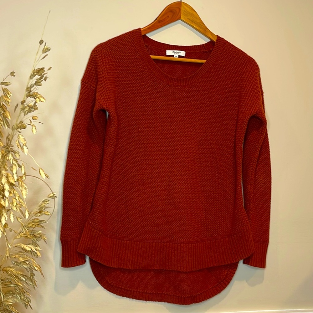 Madewell Women Mustard Sweater